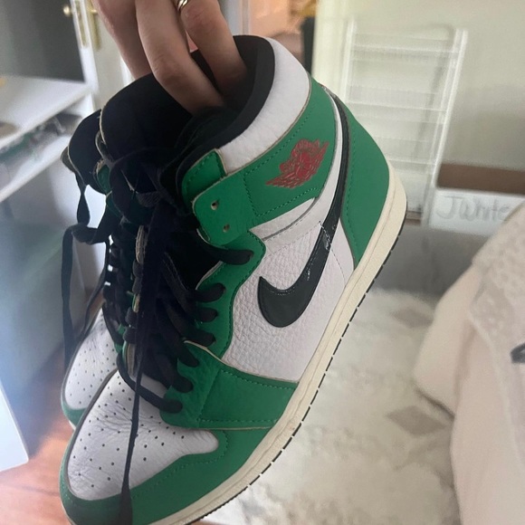 Lucky Green Air Jordans Brand New - Picture 2 of 5